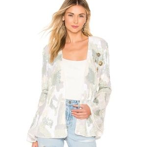 House of Harlow x Revolve Jolie Sequin Blazer (size xs)
